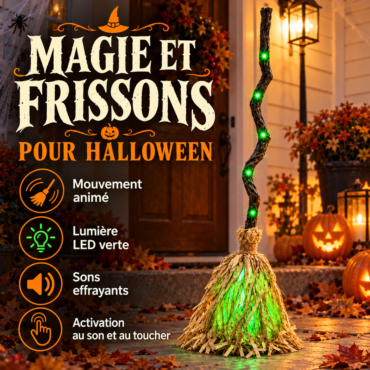 Le Balai Hanté — Vos invités vont regretter d’avoir sonné 💀