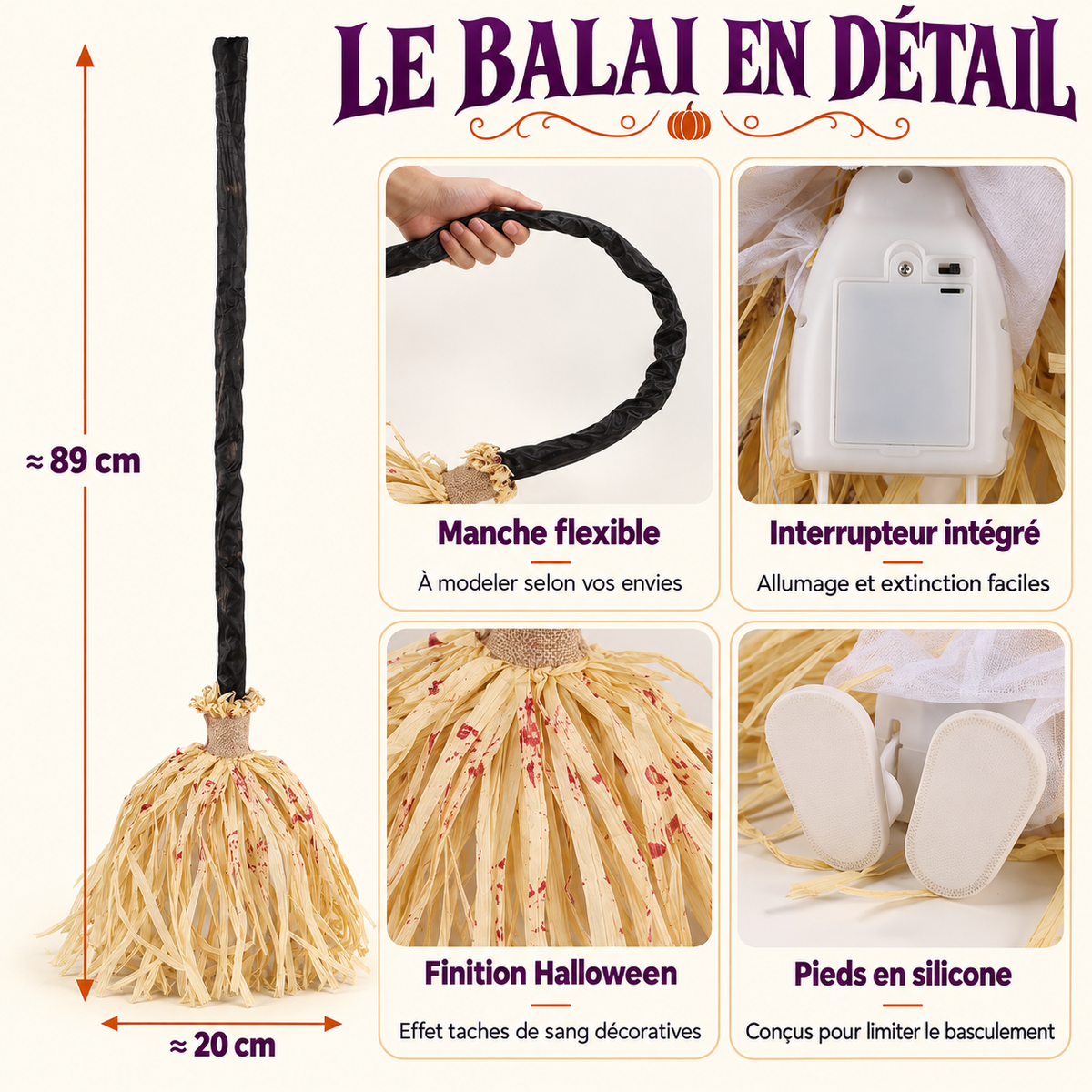 Le Balai Hanté — Vos invités vont regretter d’avoir sonné 💀
