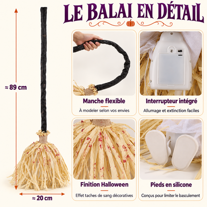 Le Balai Hanté — Vos invités vont regretter d’avoir sonné 💀