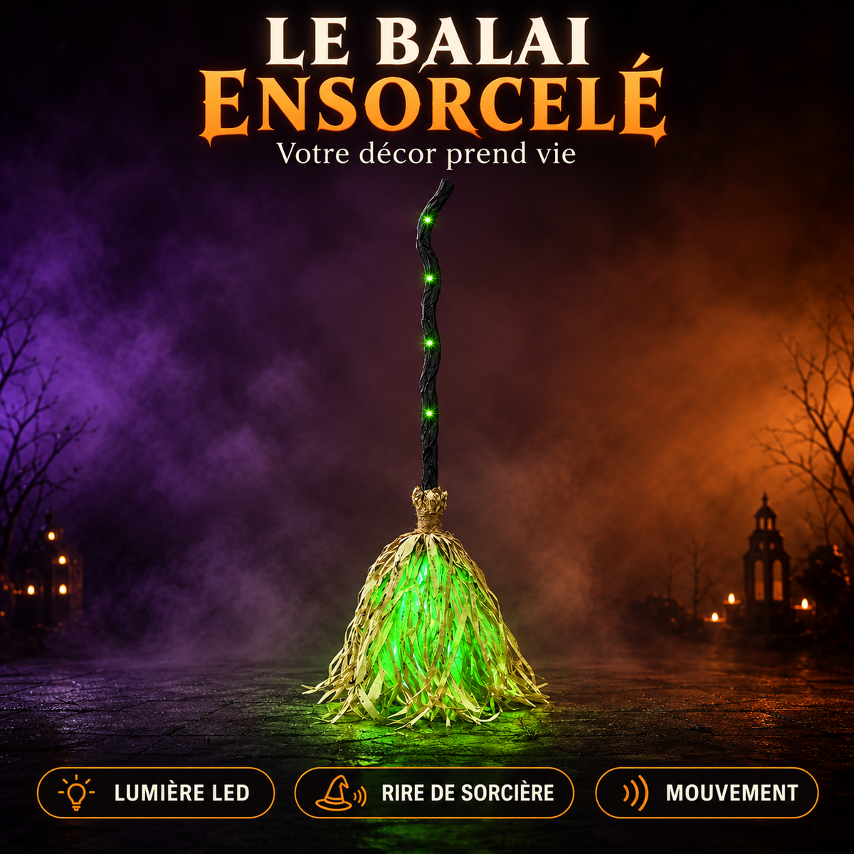 Le Balai Hanté — Vos invités vont regretter d’avoir sonné 💀