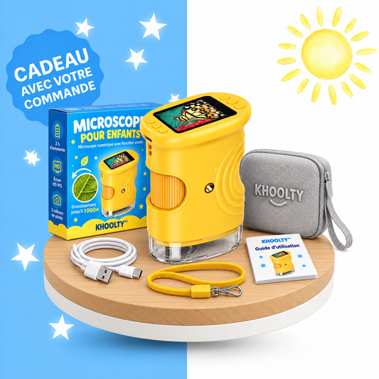 Microscope d’Aventure KHOOLTY  — Coffret Découverte 🔬