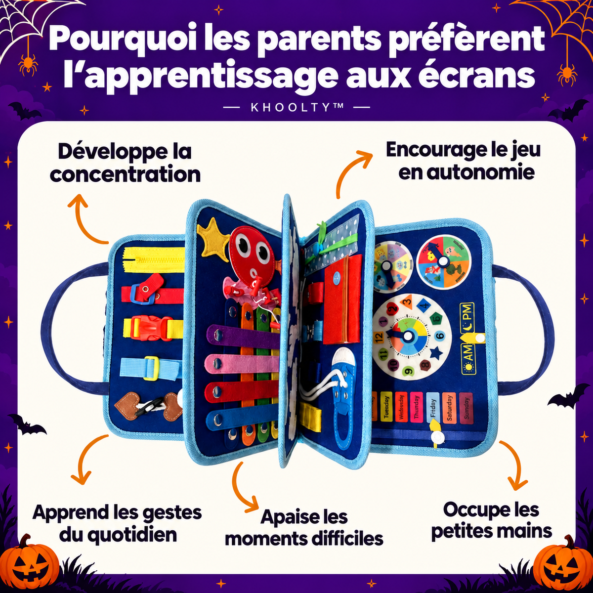 Le Cartable KHOOLTY - qui transforme l’apprentissage en plaisir™ 🎒
