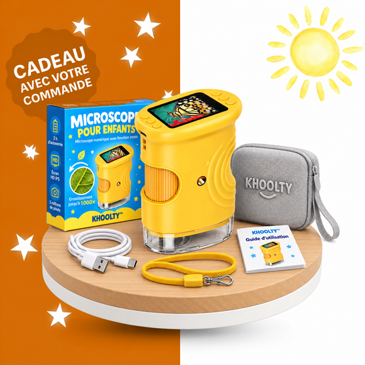 Microscope d’Aventure KHOOLTY  — Coffret Découverte 🔬