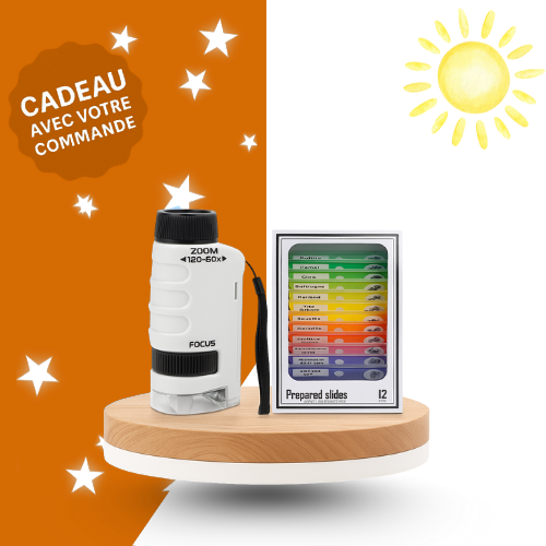 Microscope de Poche pour Enfant- Khoolty