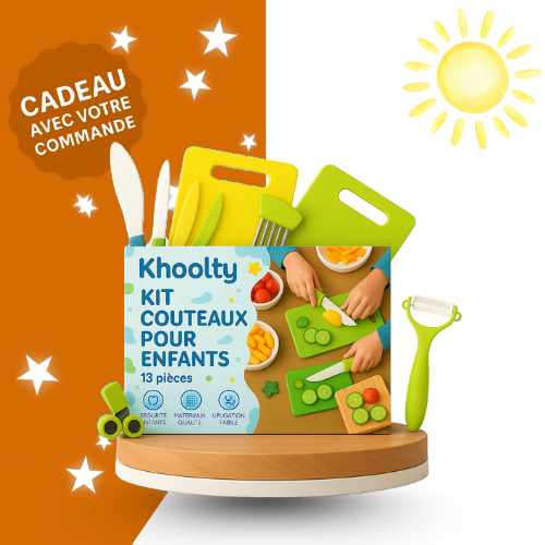 Khoolty™ transforme un simple set de cuisine en un terrain de complicité..✨
