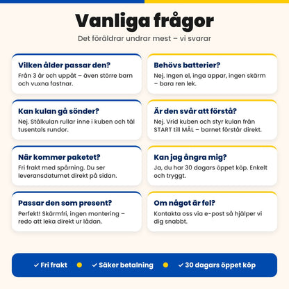 Vanliga frågor om Labyrintkuben 3D